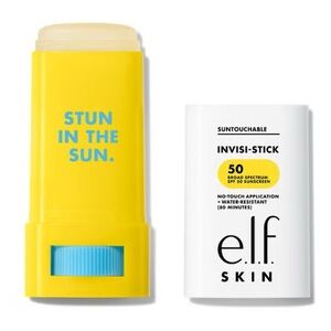 e.l.f Suntouchable Invisi-Stick SPF 50 Sunscreen Stick BRAND NEW  beauty sun elf